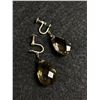Image 2 : Beautiful Cut Smokey Topaz Pendant & Earrings