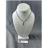 Image 1 : Vintage Sterling Pendant & Box Link Chain - Both Marked