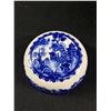 Image 2 : Vintage Royal Cauldron 'Willow" Bristol Ironstone Flow Blue Ginger Jar Tea Caddy  - Made in England