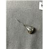 Image 2 : Vintage Solid Sterling Silver Tear Drop Shaped Dangle Earrings Signed TC-95 - 2" Drop 12.4 Grams - T