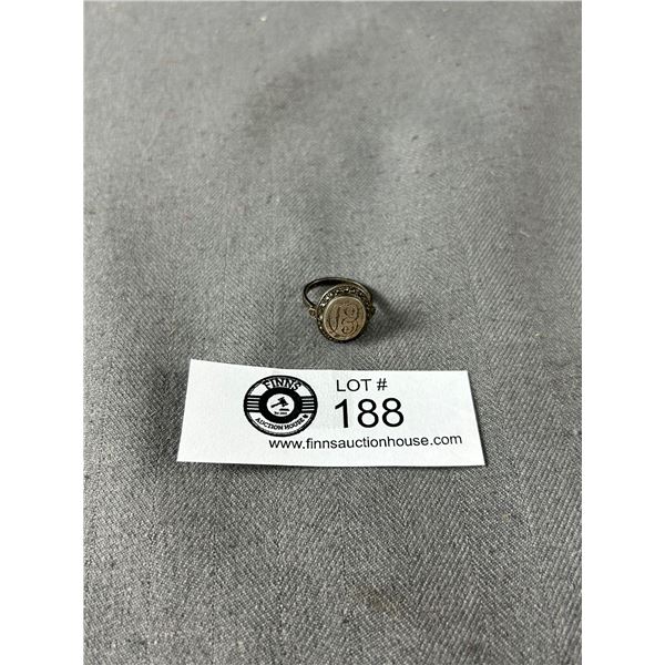 Sterling + Marcasite Seal Ring (For Wax Seal)