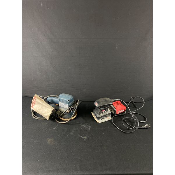 2 Electric Palm Sanders in Good Working Order