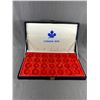 Image 2 : Olympic Coin Case Canada 1976, No coins, 16" x 9" and Old Newspaper Clippings