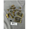 Image 2 : Vintage Brass Lot, Belt Buckles, Buttons, Cuff Links, etc