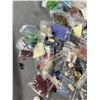 Image 2 : Costume Jewelry Lot (Mostly Beads and Individual Bags)