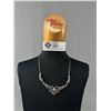 Image 1 : Antique Marcasite Lavalier Necklace