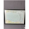 Image 2 : Signed Goodmen Studios/93  Framed Photograph  Sailboat with Native Design 21.25" x 25.25   &  Framed
