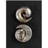 Image 2 : Vintage Sterling Silver (925) Clip On Earrings Designer Brian Tested and Marked and Polished