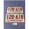Image 1 : Pair of 1975 Saskatchewan License Plates
