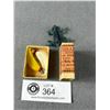 Image 2 : Vintage Key Brand Mustad & Son Kirby Hooks, Oslo Norway, 2 In Original Case + Frog Hook