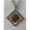 Image 2 : 1924 Liberty in God We Trust Coin Pendant w/ Extra Length of Chain