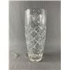 Image 1 : Beautiful Heavy Cut Crystal Vase 12" Tall