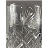 Image 2 : Beautiful Heavy Cut Crystal Vase 12" Tall