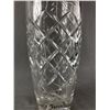 Image 3 : Beautiful Heavy Cut Crystal Vase 12" Tall
