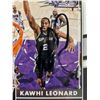 Image 2 : Kawhi Leonard Autographed Card with COA