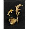 Image 2 : 3 Lovely Gold Plated Dolphin and Whale Brooches, One Marked D'Orlan