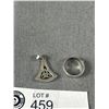 Image 2 : 925 Sterling Silver Celtic Pendant + 925 Sterling Silver Pinky Ring Band