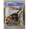 Image 2 : Large Ziploc Bag Full of Vintage Jewlery As Found