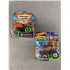 Image 2 : Lot of 4 Hotwheels Monster Trucks, In Original Packages