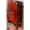 Image 2 : ANTIQUE RED 2 DOOR CABINET