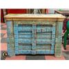 BENI BAR COUNTER MADE FROM ARCHITECTURAL SALVAGE