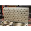Image 3 : DOLCE TUFTED QUEEN BED FRAME WITH HEAD/FOOTBOARD