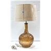 LILA GLASS LAMP WITH SHADE IMPORTED FROM INDIA