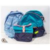 Image 1 : LOT OF AVIVA ACTIVE WEAR 2 BACKPACKS 1 LUNCH PACK