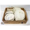 Image 1 : CORNING FRENCH WHITE BAKEWARE- LOT OF 7 ASST.