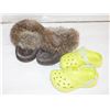 Image 1 : FLAT OF TODDLER MUK LUKS AND CROCS