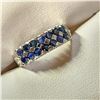 Image 1 : EC679-103 SILVER SAPPHIRE RING