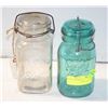 Image 1 : TWO OLD CANNING JARS