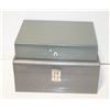 Image 1 : METAL CASH/LOCK BOXES- 1 WITH KEY LOCK & KEY