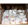 Image 1 : VINTAGE CHINA- BOX LOT OF 30 PIECES ASSORTED
