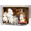 Image 1 : STUFFED ANIMALS- NEW WITH TAGS- BOX LOT ASSORTED