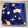 Image 1 : CELESTIAL THEMED FLEECE THROW BLANKET