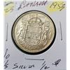 Image 1 : 14)  CANADIAN 1953 50 CENT COIN, 80% SILVER.