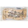 Image 1 : CUSTOM MADE CRIB CRIBBAGE BOARD. COWBOYS HORSES