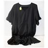 Image 1 : WOMENS SUMMER DRESSES SHORT SLEEVE RUFFLE HEM