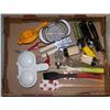 Image 1 : LARGE FLAT OF QUALITY COOKING UTENSILS AND ITEMS