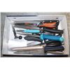Image 1 : FLAT OF KNIVES INCLUDING GINSU-ELK