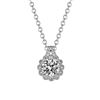 Image 1 : 1 CT GRA CERTIFIED MOISSANITE 925 SILVER NECKLACE