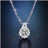 Image 2 : 1 CT GRA CERTIFIED MOISSANITE 925 SILVER NECKLACE