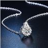 Image 3 : 1 CT GRA CERTIFIED MOISSANITE 925 SILVER NECKLACE