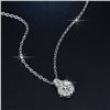 Image 4 : 1 CT GRA CERTIFIED MOISSANITE 925 SILVER NECKLACE