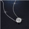 Image 4 : 1 CT GRA CERTIFIED MOISSANITE 925 SILVER NECKLACE