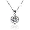 Image 1 : 1 CT GRA CERTIFIED MOISSANITE 925 SILVER NECKLACE