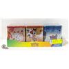 Image 1 : NEW POKEMON 3 TINS PACK, BOOSTER PACKS ETC.