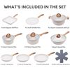 Image 2 : NEW JEETEE 13 PC NON STICK POTS AND PANS SET