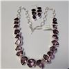 Image 1 : BZ1754-42 SILVER AMETHYST SET(70CT)